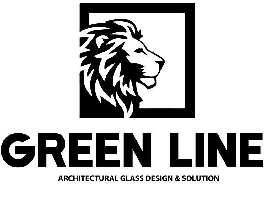 Green Line For Glass Metal Architecture